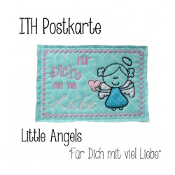 Postkarte Little Angels - Für Dich mit viel Liebe